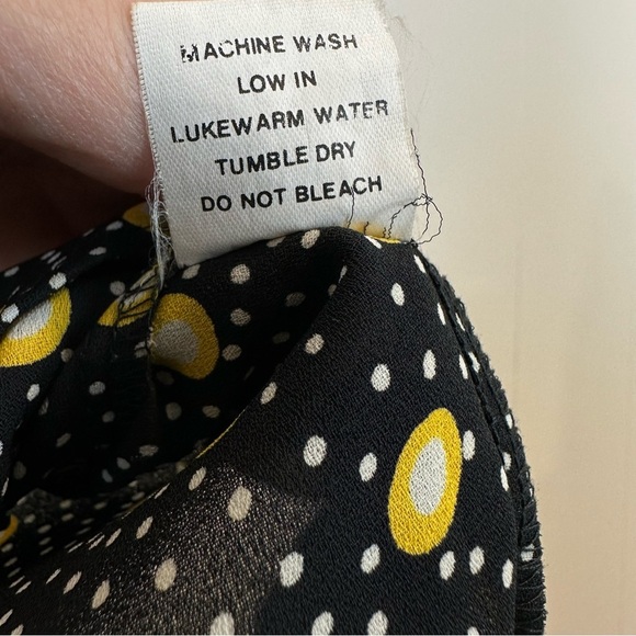 Leslie Faye 80s Polka Dot Skirt Set Sz 14 - Picture 14 of 15